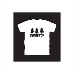  Cowboy Riders on Horses Silhouette Vector Image