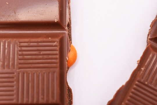 milk chocolate with dragee