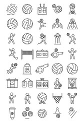 Volleyball: A Line-Up of Action