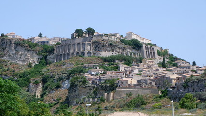 The hilltop town of Gerace, Calabria, Italy