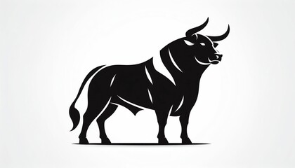 Fototapeta premium vector illustration of a bull