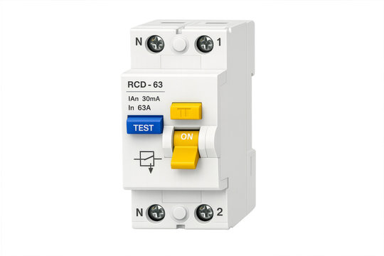 Rcd circuit breaker for electrical safety and protection
