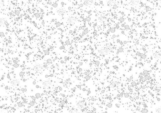 Fondo de pompas en tonos grises sobre fondo blanco. Fondo de comic