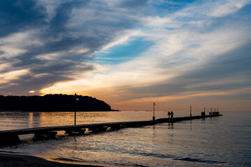 千葉 海岸 海 桟橋 フォトスポット デートスポット 幻想的 夕暮れ 絶景