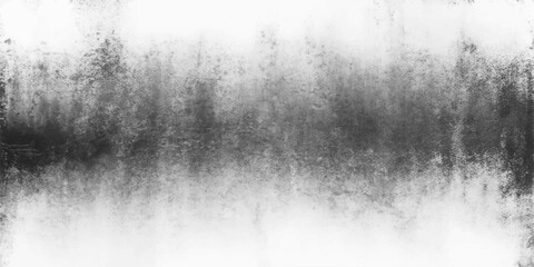 Naklejka premium A dark abstract nature landscape of mist and blue water flowing through the fog under a stormy moonlit sky with a textured cloud background