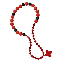 Naklejka premium “Elegant Rosary Beads AI Design File – High-Quality Digital Graphics for Creative Projects