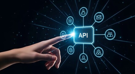 Obraz premium Unlocking seamless integration exploring the power of api technology