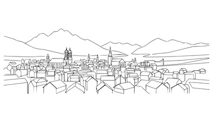 Obraz premium Berchtesgaden City Germany