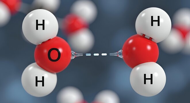 Molecular structure of hydrogen peroxide with hydrogen and oxygen atoms.