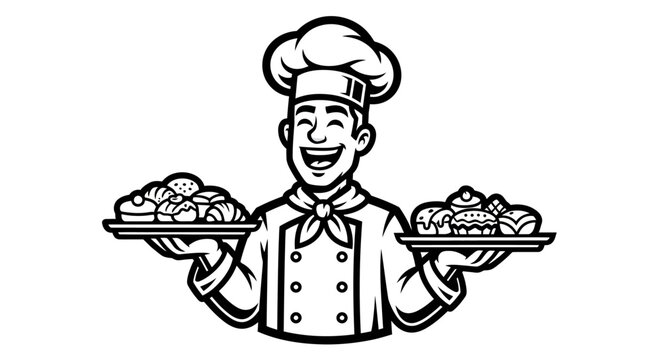 Chef Page Holding Food Page.