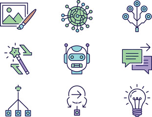 Generative AI icons