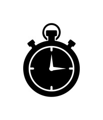 Fototapeta premium Minimalist Stopwatch Vector Icon