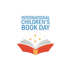 International Children&rsquo;s Book Day Flat Illustration