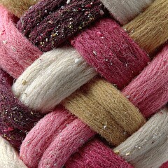 Colorful Woven Fabric Texture