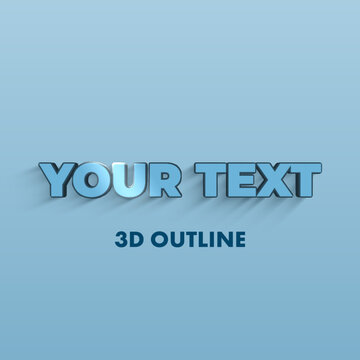 Corporate Elegant 3D Text Animation Title Square