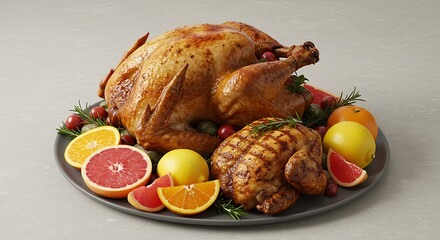 Golden Roast & Citrus Celebration