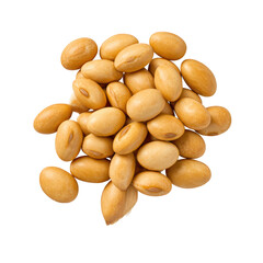 Obraz premium Pile of roasted peanuts isolated on transparent background