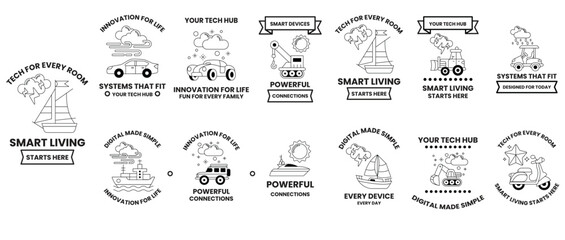 Smart living is a concept that is being promoted through these images