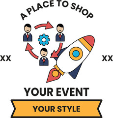 Fototapeta premium A place to shop your event your style
