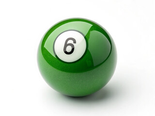 pool ball number six