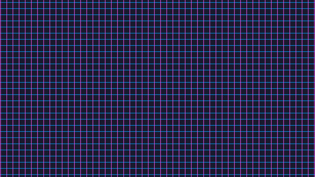 Abstract dark navy background with neon pink and blue grid lines, 16:9 ratio