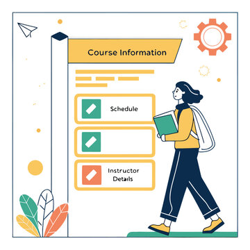infographic-template-for-course-info-isolated-on-w.eps