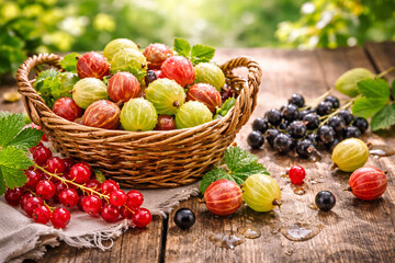 berries in a basket