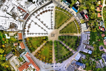 Putbus Circus Seasonal Aerial View