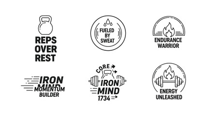 Fototapeta premium Motivational clothing mockups show various positive affirmations for.