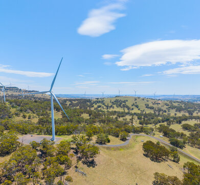White Rocks Windfarm outside Glen Innes, New South Wales, Australia