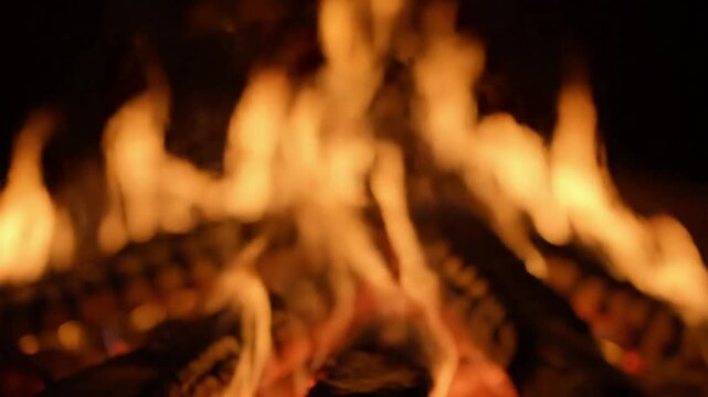 Firelight Duotone duotone firelight with thin-film interference ? gentle motion; royalty-free look; no banners or text; no faces; no trademarks scene 3 Abstract cinematic angle