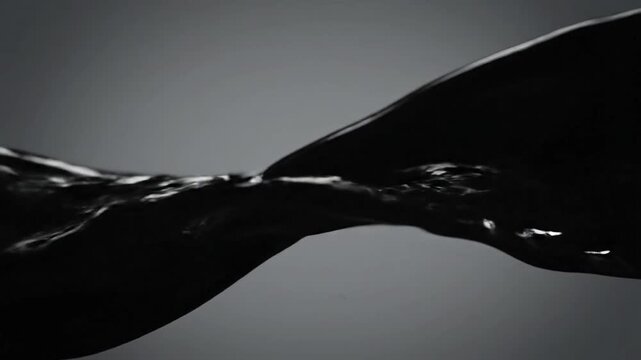 Ink Loop loop ink with specular highlights ? gentle motion; royalty-free look; no banners or text; no faces; no trademarks scene 3 Abstract cinematic angle