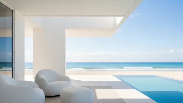 Abstract empty concept image with undefined elements and neutral background vision 4k video