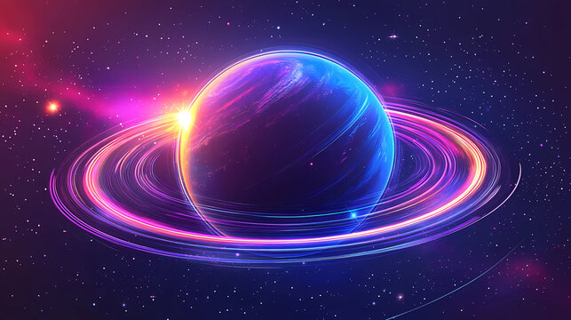 Futuristic representation of Earth with organic metall