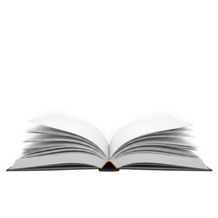 Fototapeta premium An open book with its pages spread wide, revealing the text within.