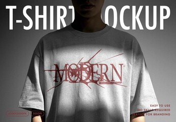 Streetwear Oversized T-Shirt Mockup