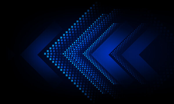 High speed concept Arrow Light out technology background Hitech communication concept innovation background, vector design