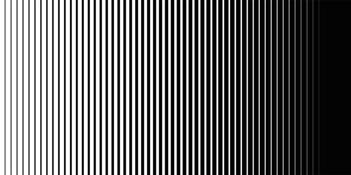 Pattern with optical illusion. wavy lines . Optical art, opart striped. Black and white design background.