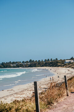 Summer beach scene