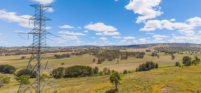 Sapphire Windfarm between Inverell and Glen Innes