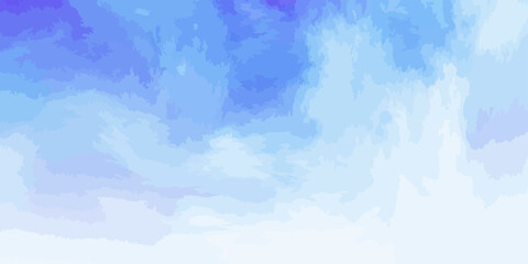 Fototapeta premium Abstract Blue and Purple Watercolor Gradient Background Texture