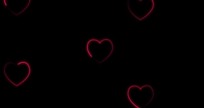 Animation of text in burning flames over dark background