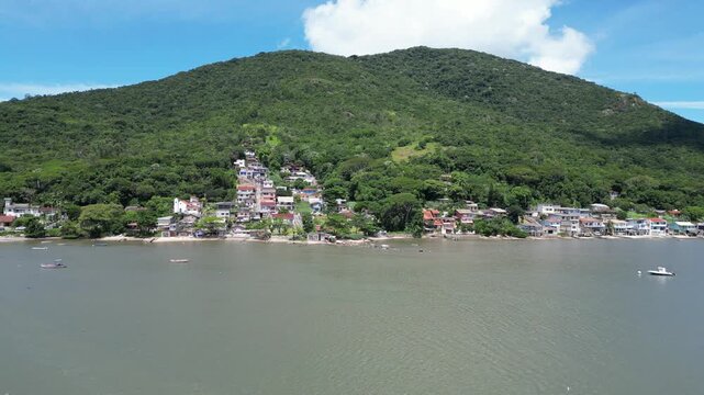 Paisagem Litor&acirc;nea Ba&iacute;a Mar Ribeir&atilde;o Da Ilha Fazenda De Ostras Frutos Do Mar Florian&oacute;polis Santa Catarina Brasil Ilha Cen&aacute;rio Costeiro Natureza Turismo Gastronomia