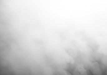 Fototapeta premium A dramatic, ethereal white background featuring heavy smoke and subtle gray vapor, perfect for abstract backdrops and creative overlay needs ,soft ,copy space ,mist