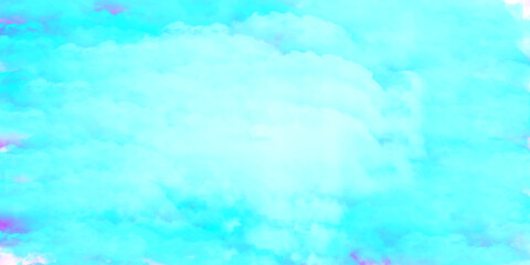 Obraz premium paint smos s with bright vignette studio banner.paper textured canvas element for text design, ct blue watercolor splash stroke background