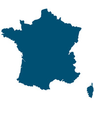 Fototapeta premium map of france 