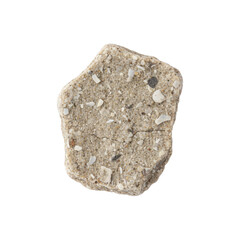 Rough Stone Fragment with Gravel Inclusions