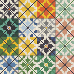 vector illustration hires Collection of High-Resolution Abstract Seamless ornament Patterns with Diverse Designs and Textures 