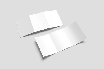 A5 Trifold Brochure Mockup