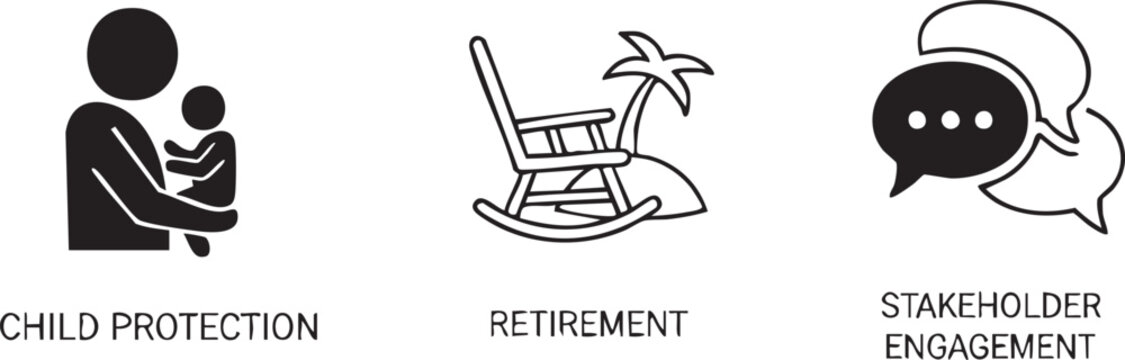 Stakeholder Engagement Consultation Business Strategy Management Vector Icon